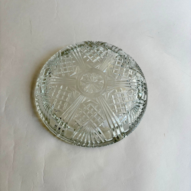 Cenicero de vidrio vintage