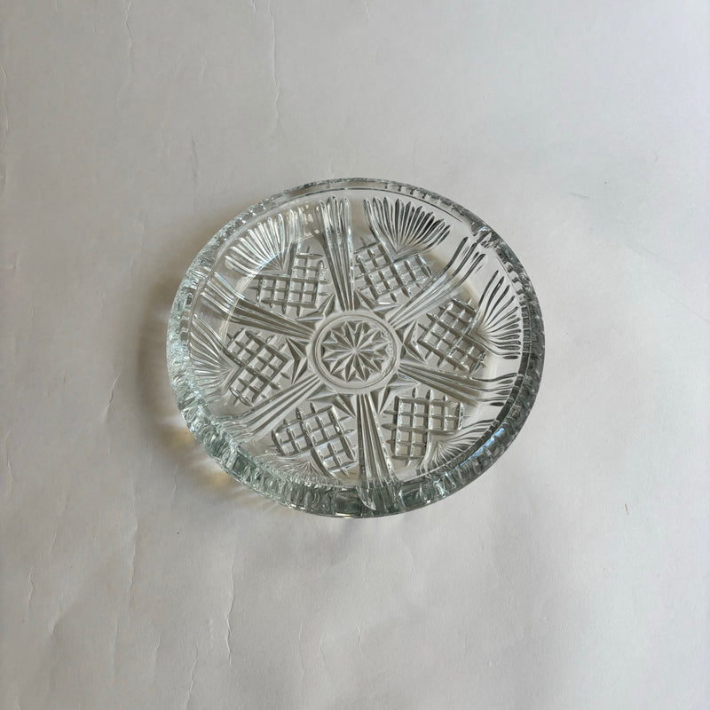 Cenicero de vidrio vintage