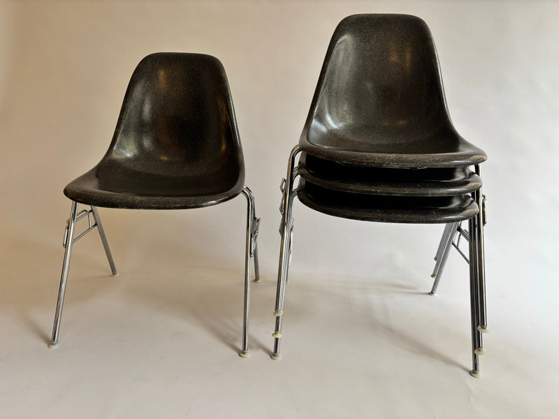 Ensemble De 4 Chaises Dss Charles Et Rey Eames Pour Herman Miller 1950