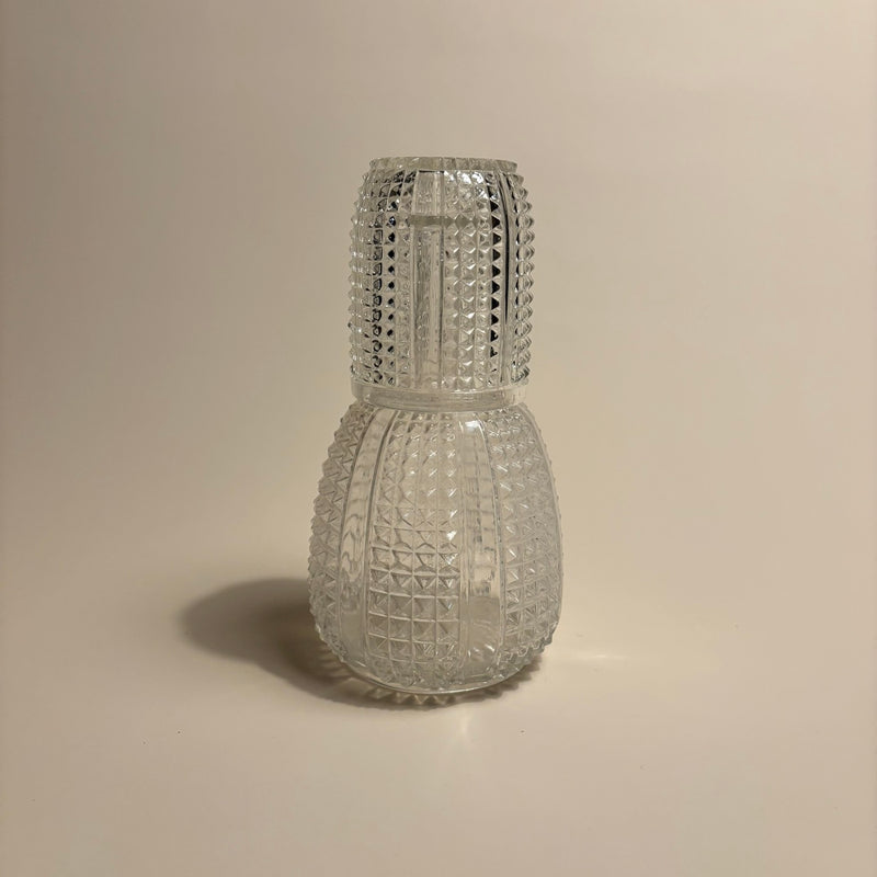 Carafe Et Verre De Nuit Vintage