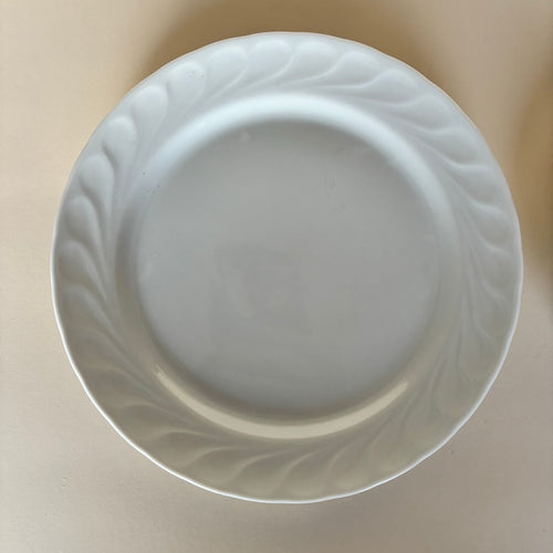 Juego De 2 Platos Blancos