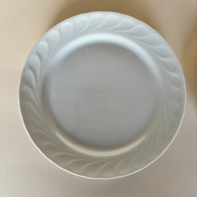 Juego De 2 Platos Blancos