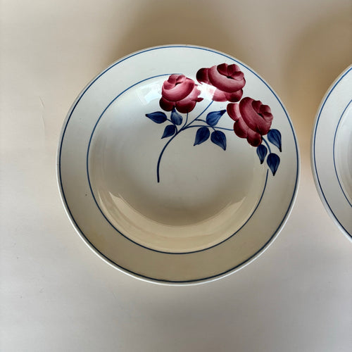 Juego de 2 platos vintage