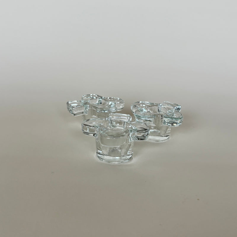 Ensemble De 3 Bougeoirs Forme Trèfle