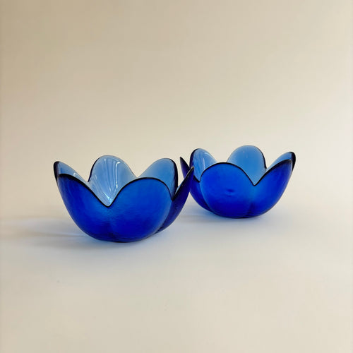 Ensemble De 2 Coupelle Fleur Bleue