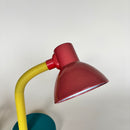 Lámpara articulada vintage tricolor