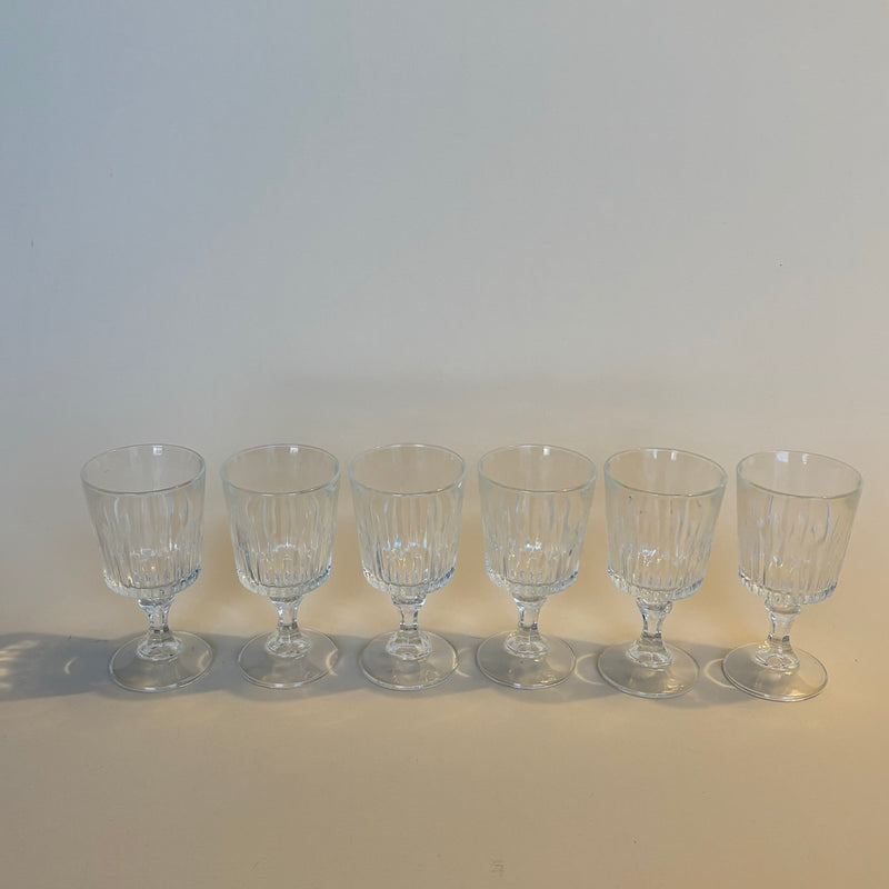 Lot De 6 Petits Verres À Pied
