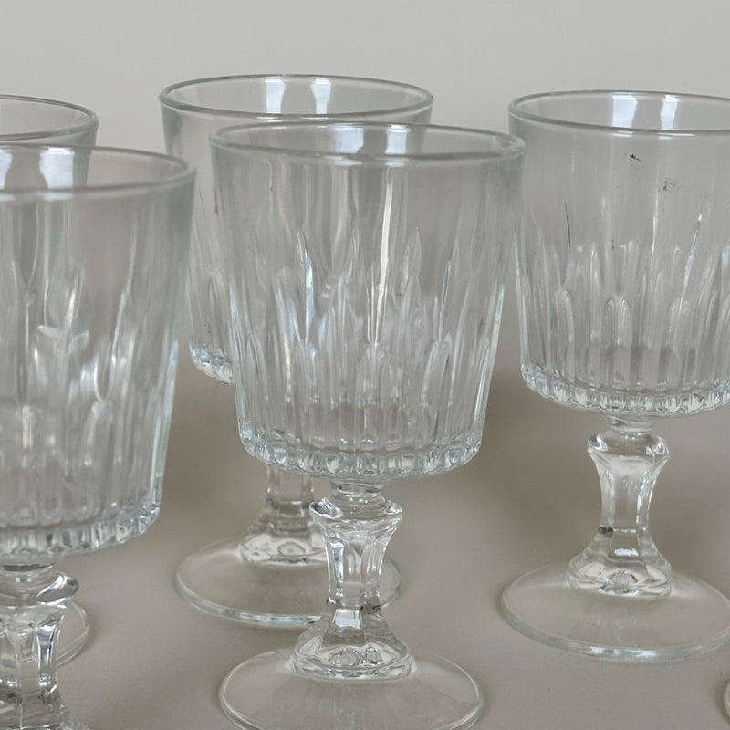 Lot De 6 Petits Verres À Pied