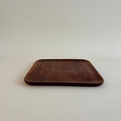Plateau En Olivier Vintage