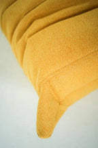 Ensemble De Chaise Et Pouf Togo En Tweed Jaune - Jaune