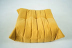 Ensemble De Chaise Et Pouf Togo En Tweed Jaune - Jaune