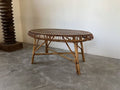 Mesa de centro de ratán Dlg Jeanine Abraham - Beige