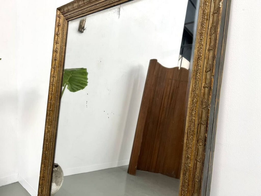 Miroir Ancien Doré/Vers 1900 - Doré