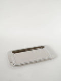 Rectangular Stainless Steel Tray/Design/1970 - 28 x 15 cm - Silver