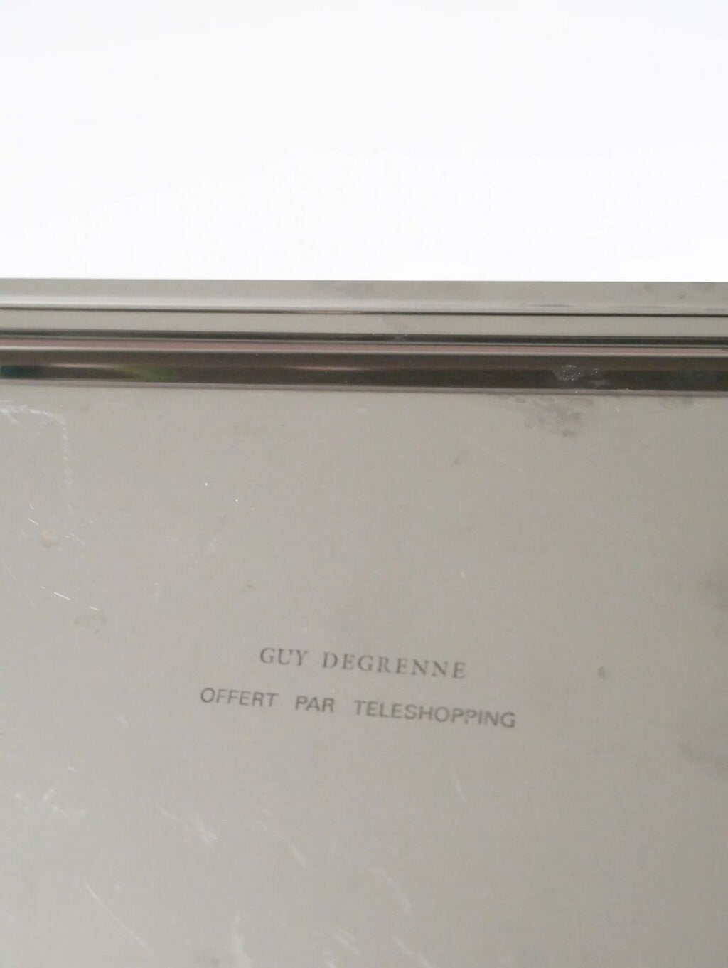 Rectangular Stainless Steel Tray/Design/1970 - 28 x 15 cm - Silver