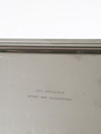 Rectangular Stainless Steel Tray/Design/1970 - 28 x 15 cm - Silver