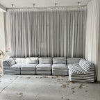 Striped Modular Sofa