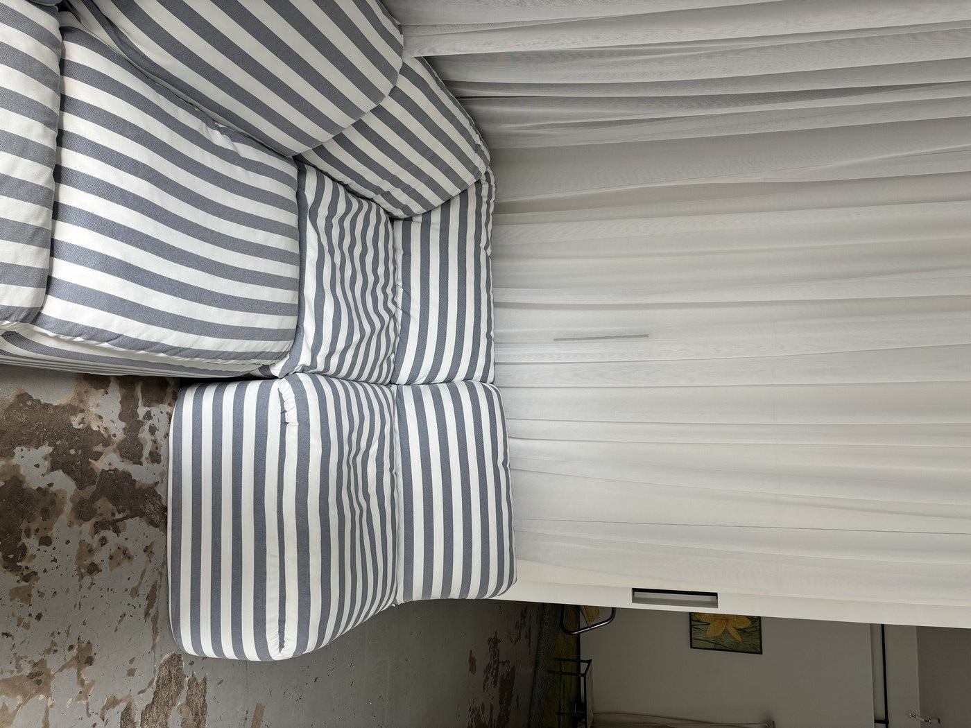 Striped Modular Sofa