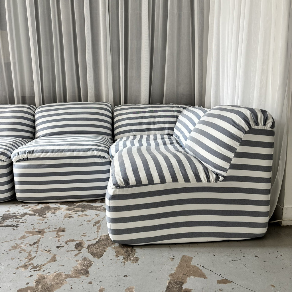Striped Modular Sofa