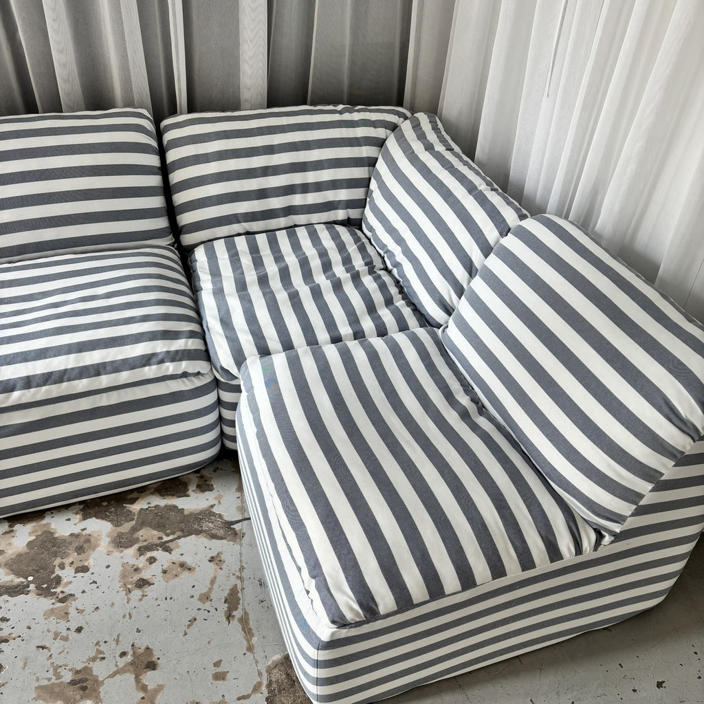 Striped Modular Sofa