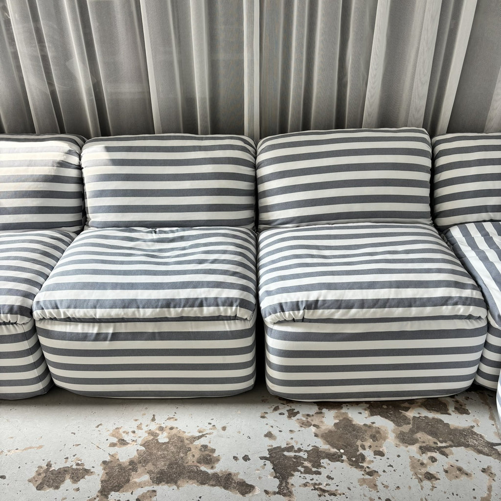 Striped Modular Sofa
