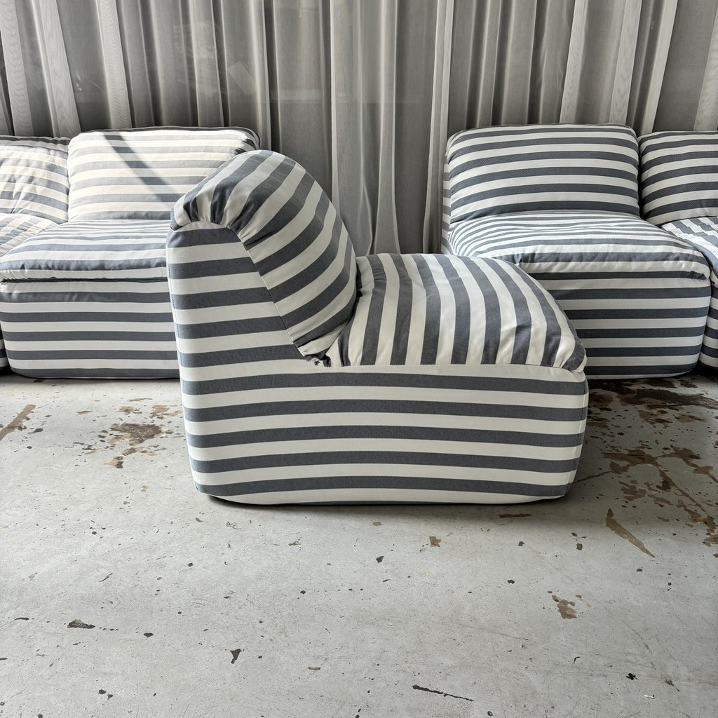 Striped Modular Sofa