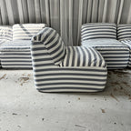 Striped Modular Sofa