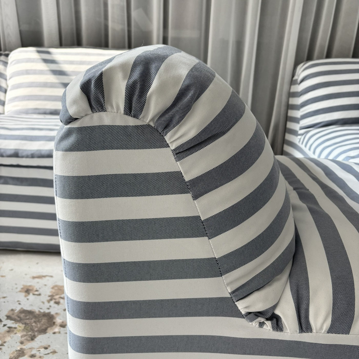 Striped Modular Sofa