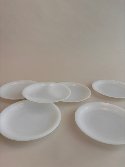 Ensemble D'Assiettes Blanche