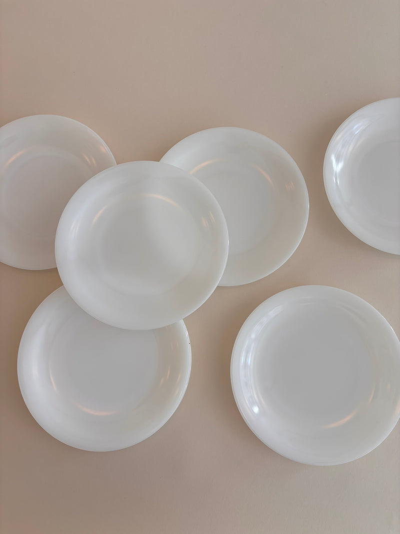 Ensemble D'Assiettes Blanche