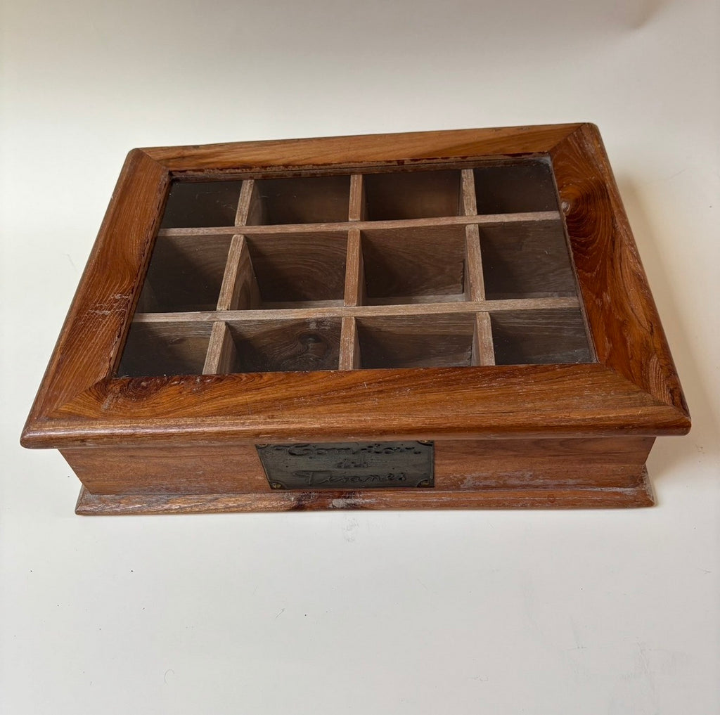 Vintage Wooden Tea Box