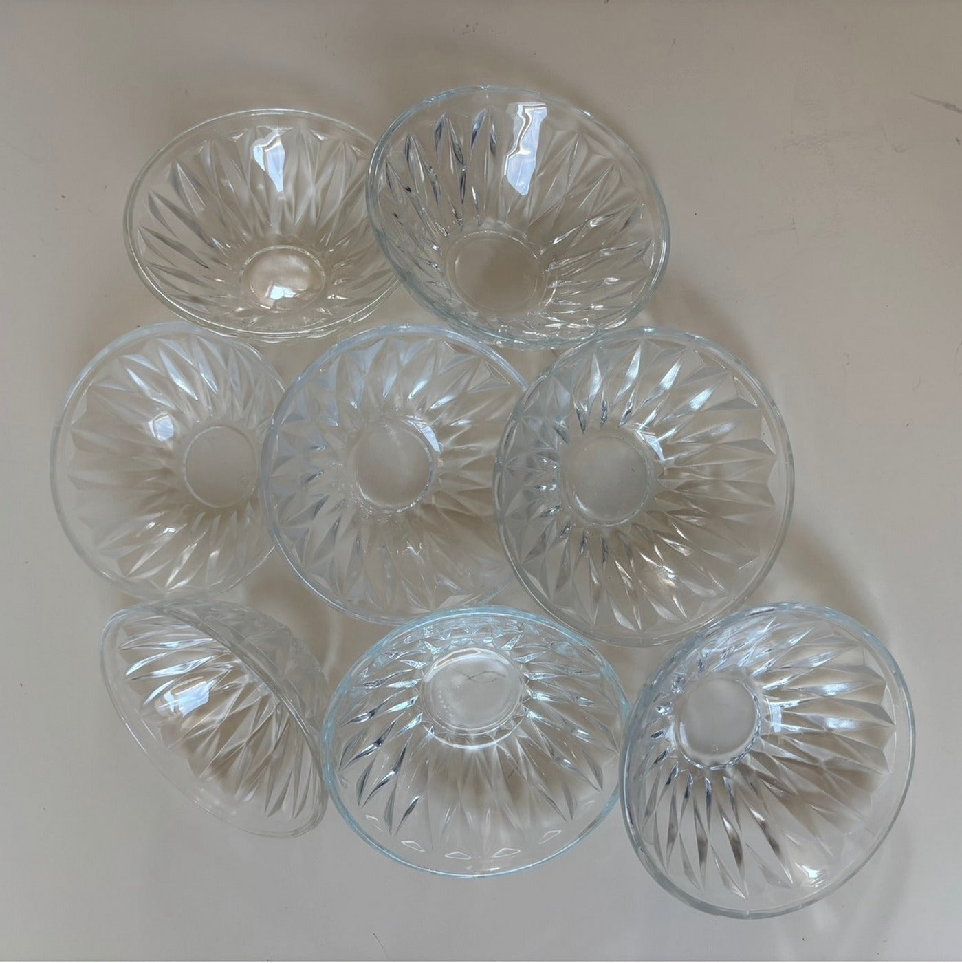 Set of 8 Glass Small Bowls