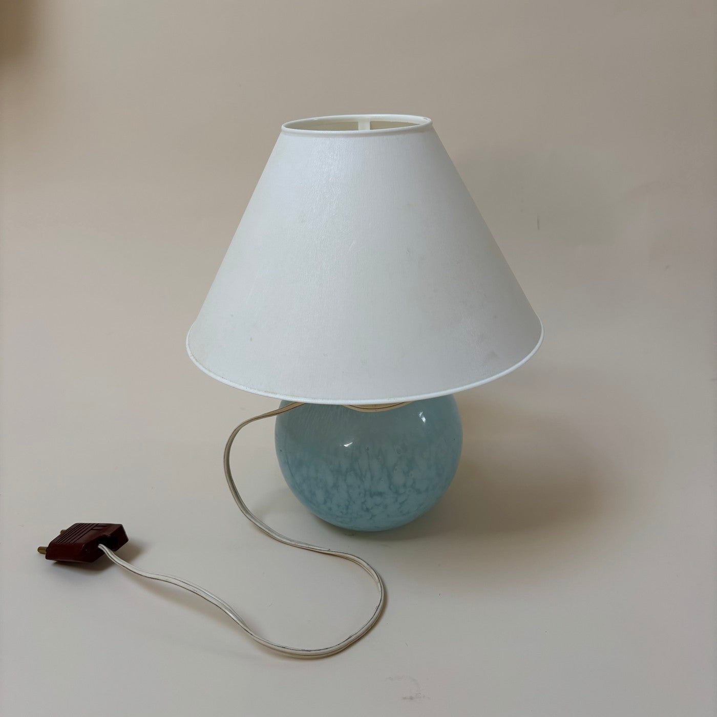 Pied De Lampe En Verre De Clichy