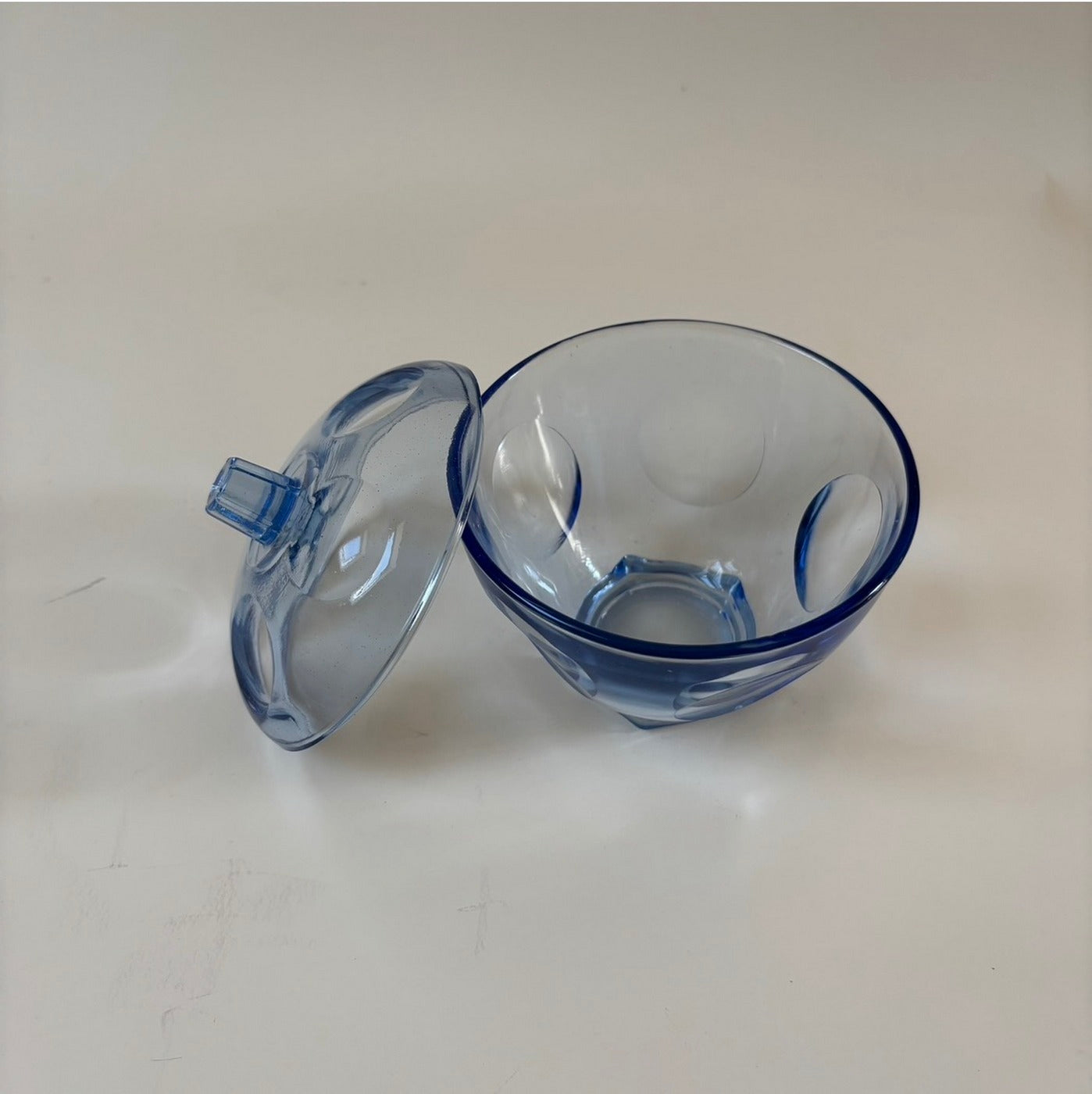 Blue Glass Pot