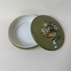 Large Glazed Earthenware Box