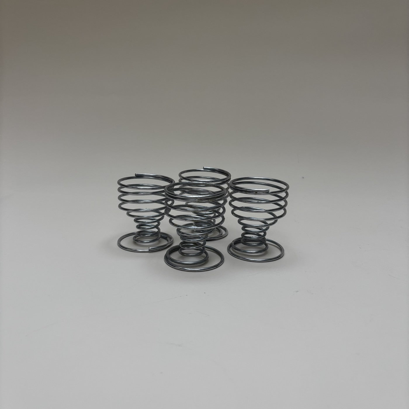 Set of 4 Stainless Steel Egg Cups