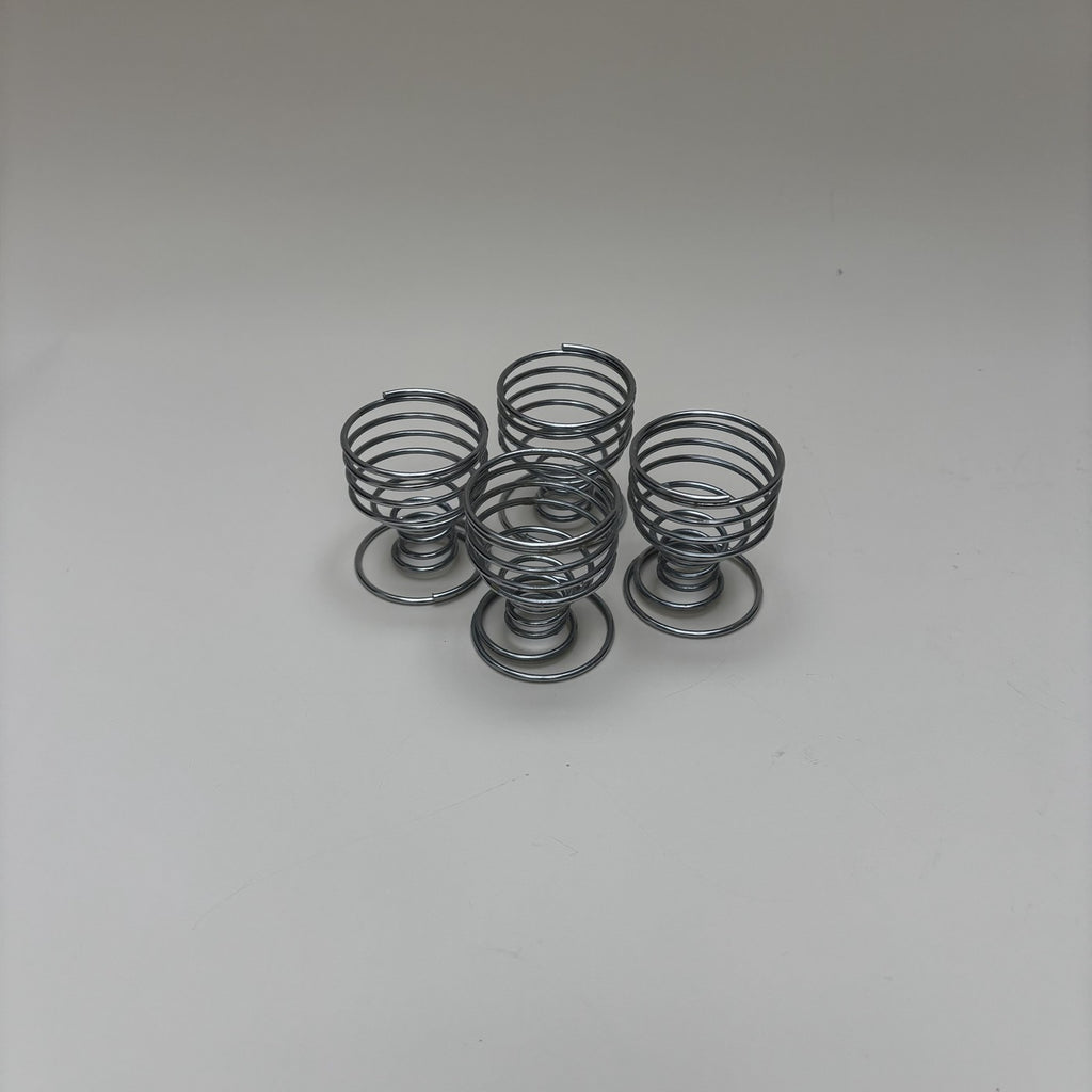 Set of 4 Stainless Steel Egg Cups