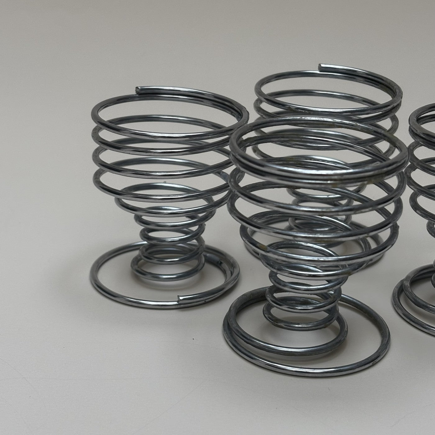Set of 4 Stainless Steel Egg Cups