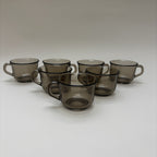 Set 7 Tasses Marrons Arcoroc