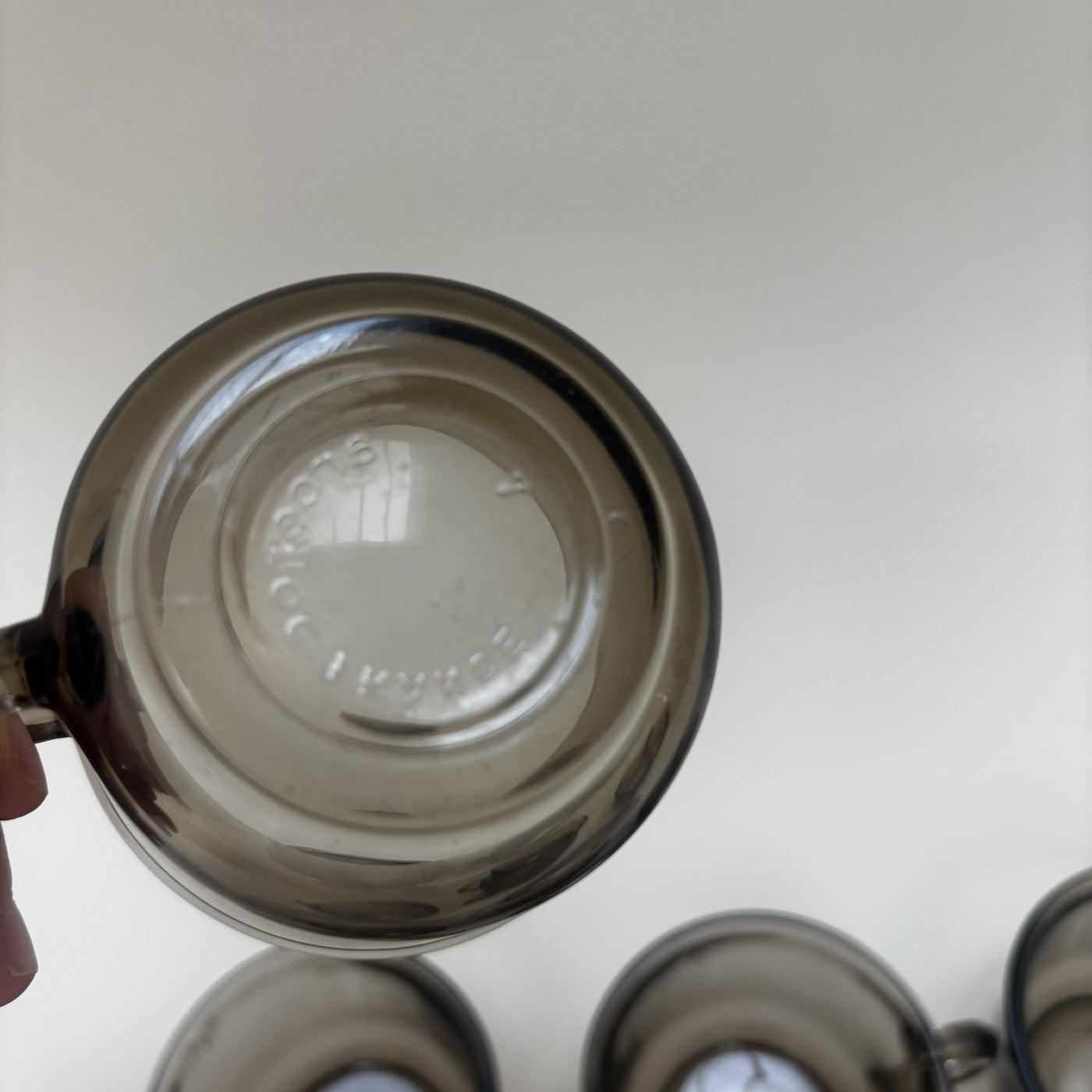 Set 7 Tasses Marrons Arcoroc