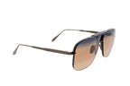 Luxury Eyewear – Gafas De Sol - Linda Farrow, gafas de sol de aviador con cristales degradados marrones y montura metálica