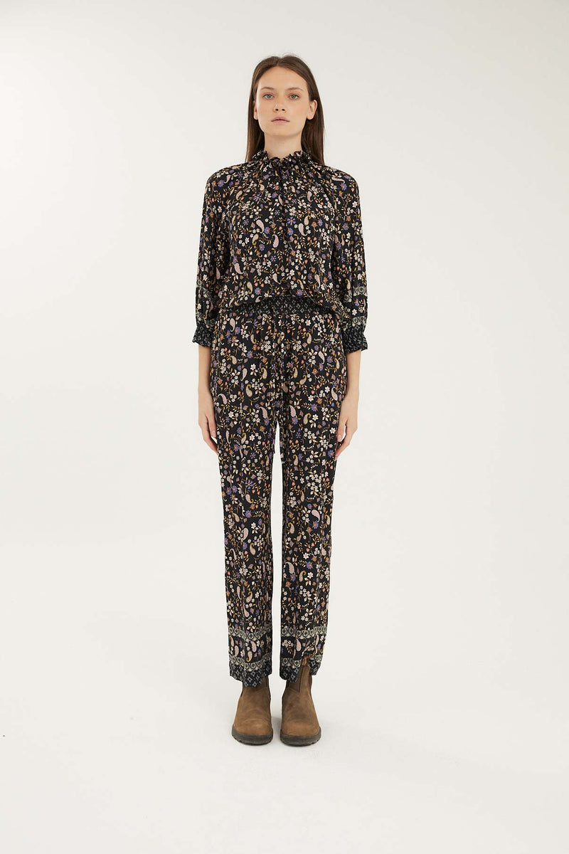 Pantalon Grecques Grecques Noir