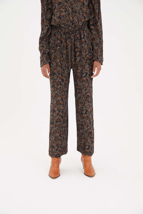 Pantalon Zeta Paisley Camel