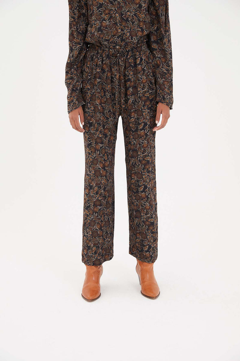Pantalon Zeta Paisley Camel