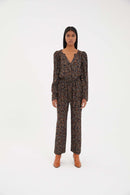 Pantalon Zeta Paisley Camel