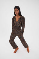Pantalon Zeta Paisley Camel
