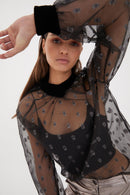 Blouse Lali Plumetis Argent