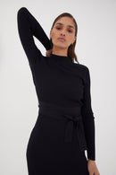Robe Sofia Maille Noir