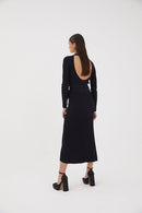 Robe Sofia Maille Noir