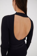 Robe Sofia Maille Noir